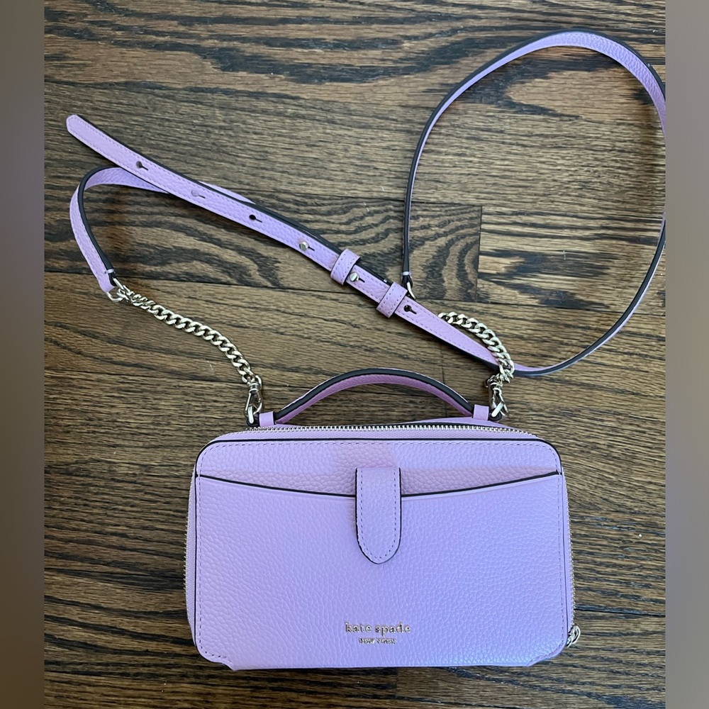 Kate Spade Purple Lilac Crossbody Camera Bag
